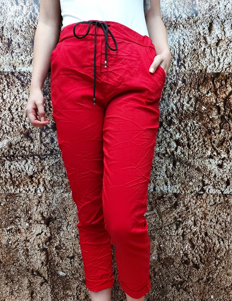 ELASZTIKUS, GUMIS DEREKÚ NŐI NADRÁG - Rainbow Trend Shop