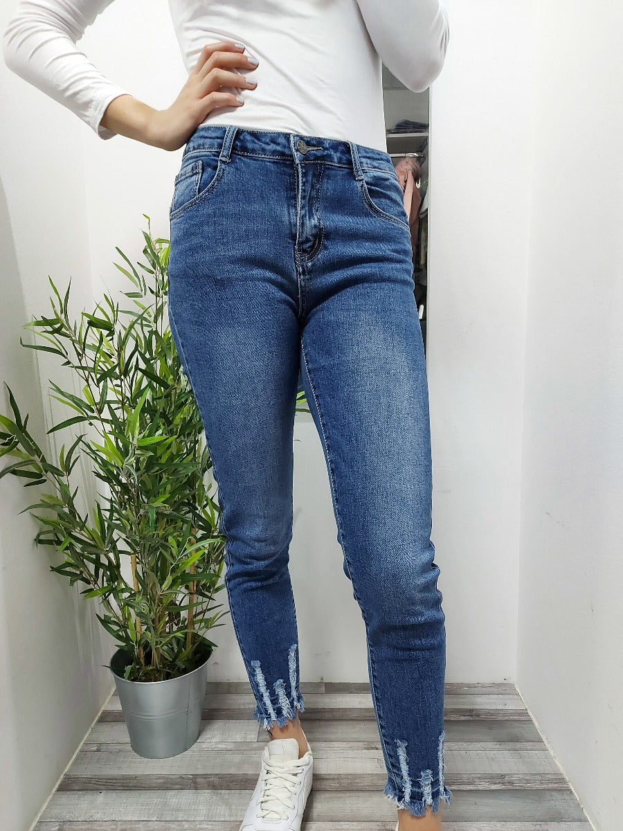Női divatos farmernadrág PLUS SIZE - Rainbow Trend Shop