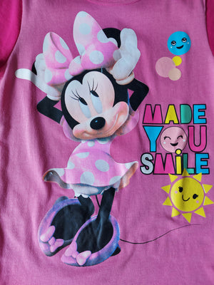 Disney Minnie mouse pamut lányka együttes  2 színben