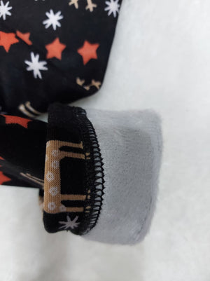 Christmas ,bélelt lányka leggings