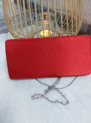Alkalmi női táska( piros,fekete)