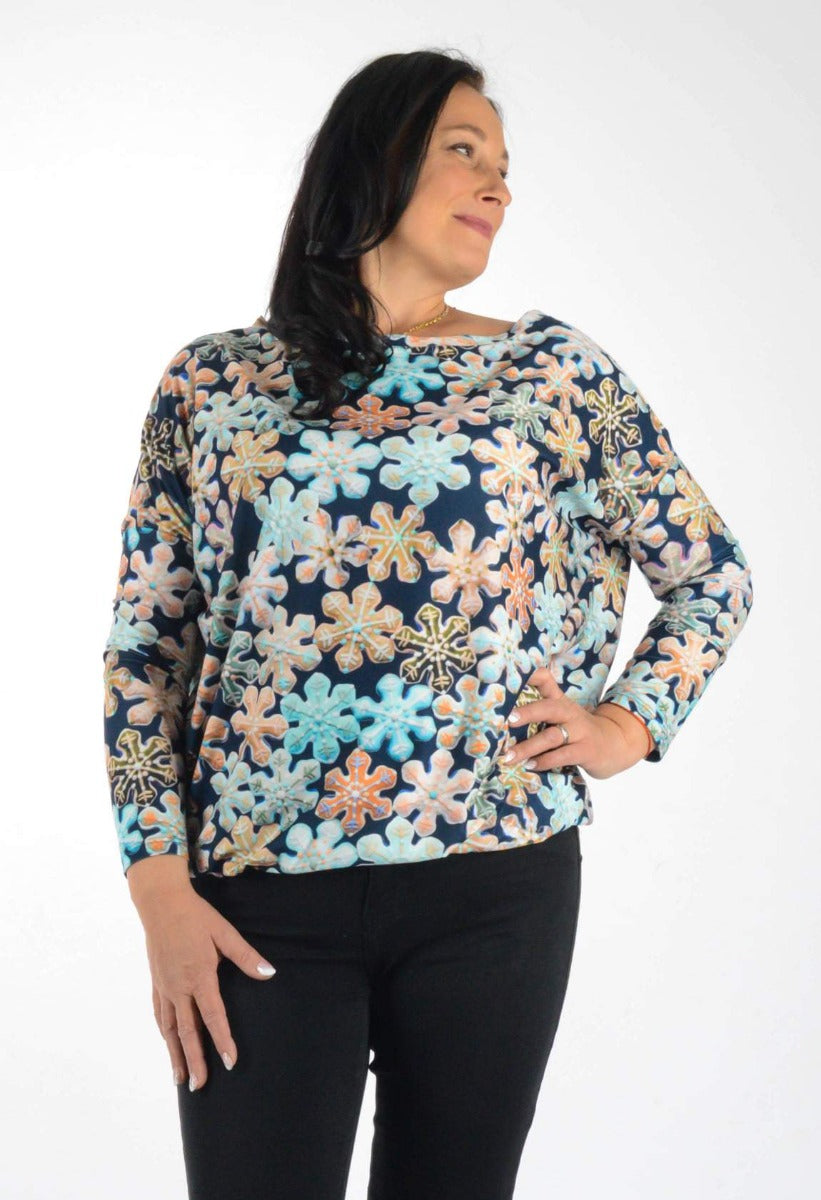 Xmas laza női felső ( PLUS SIZE)