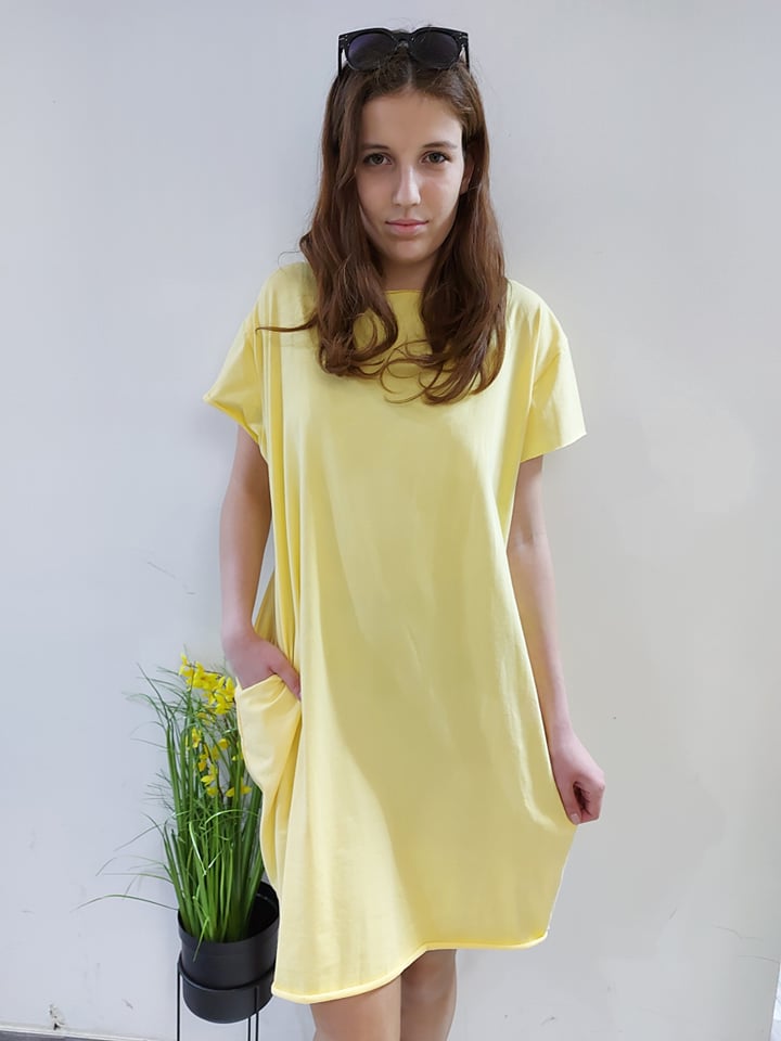 Oldalzsebes női tunika- Plus size
