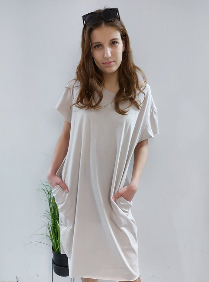 Oldalzsebes női tunika- Plus size