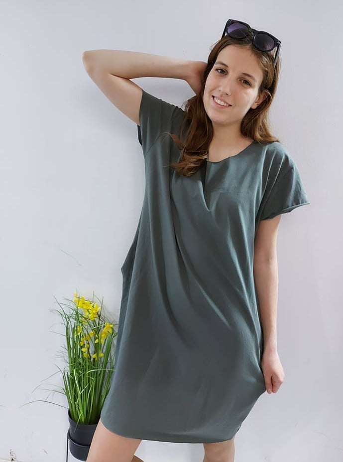 Oldalzsebes női tunika- Plus size