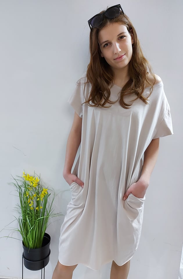 Oldalzsebes női tunika- Plus size
