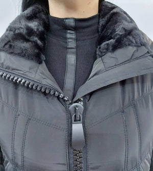 Téli bélelt női kabát