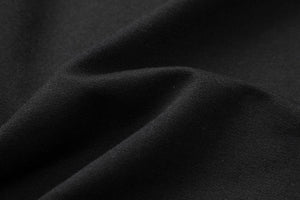 Fiú kapucnis pulóver cipzárral-Fekete