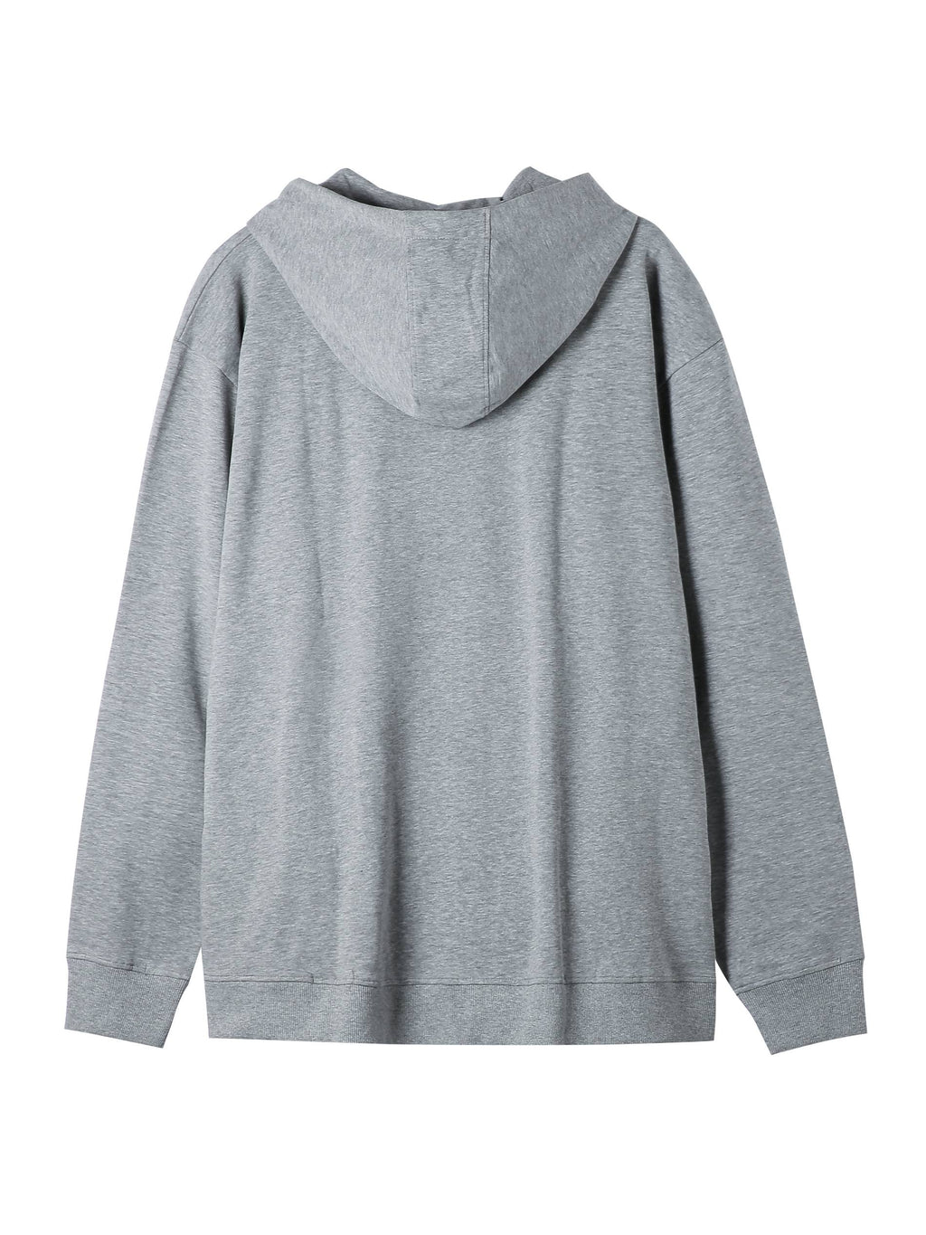 Férfi kapucnis szabadidőfelső, szürke-Plus size (3XL-6XL)