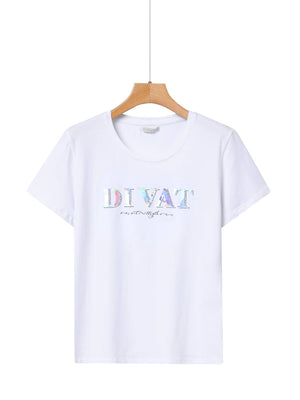 A kép megnyitása diavetítésben, DIVAT női pamut póló
