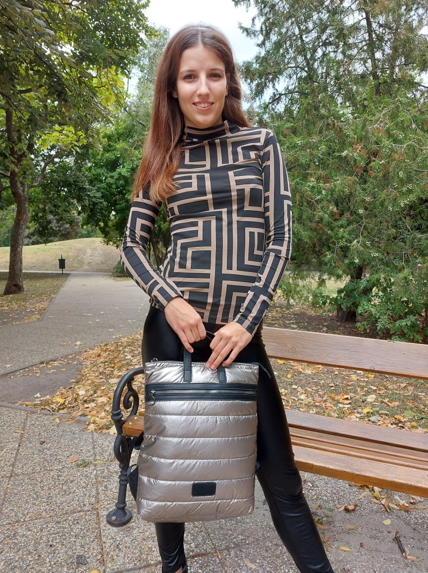 Steppelt, vízhatlan női kézi/  hátitáska -többszínben